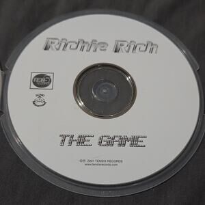 Vtg 2001 Richie Rich The Game CD Rap Hip Hop